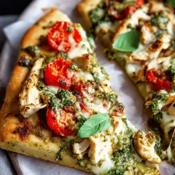 Chicken Pesto Flatbread