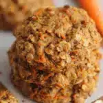 Healthy Carrot Cake Oatmeal Cookies