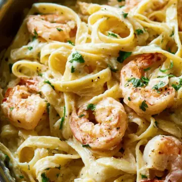 Shrimp Fettuccine Alfredo