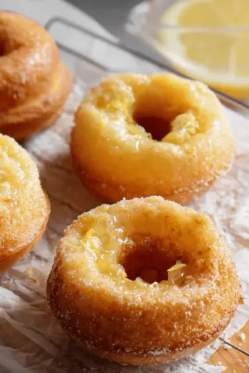 Air Fryer Lemon Donuts