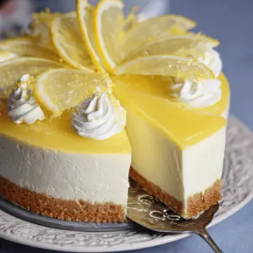 No-Bake Lemon Cheesecake