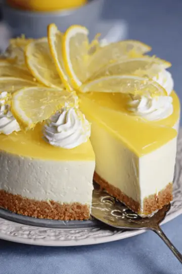 No-Bake Lemon Cheesecake