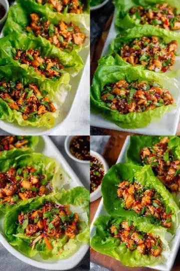 Teriyaki Chicken Lettuce Wraps