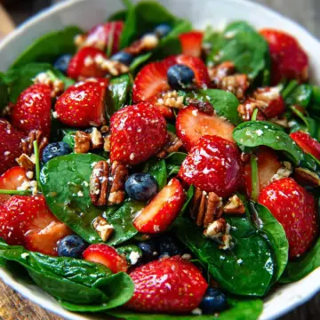 15-Minute Strawberry Spinach Salad