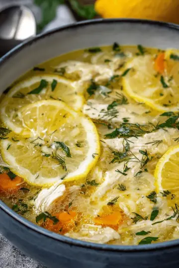 Greek Lemon Chicken Soup