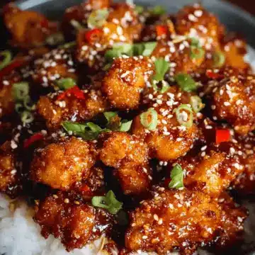 Crispy Sesame Chicken with a Sticky Asian Sauce