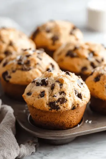 Bakery-Style Chocolate Chip Muffins