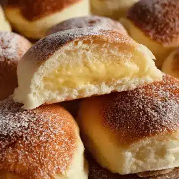 Stovetop Custard Cream Buns