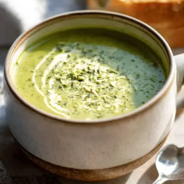 Healthy Creamy Zucchini Soup