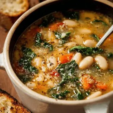 Hearty Tuscan White Bean Soup