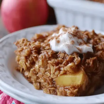 Amish-Style Apple and Cinnamon Baked Oatmeal