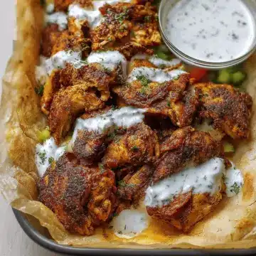 Chicken Shawarma with Garlic White Sauce