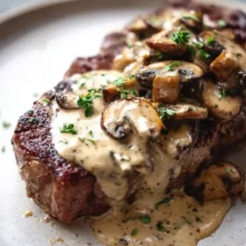 Mushroom Sauce for Steak