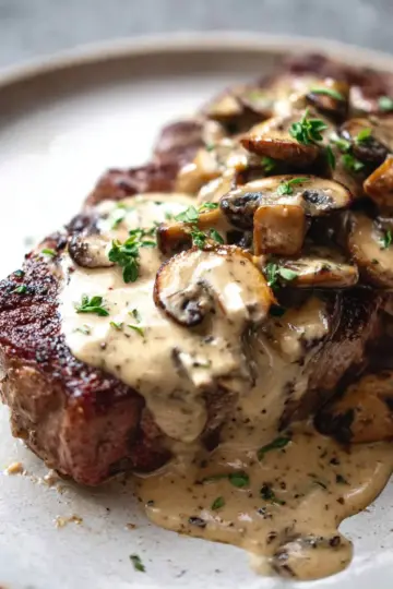 Mushroom Sauce for Steak