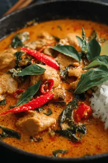 Thai Red Curry with Chicken
