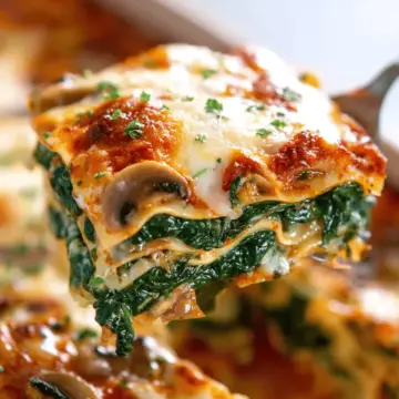 Spinach Mushroom Lasagna