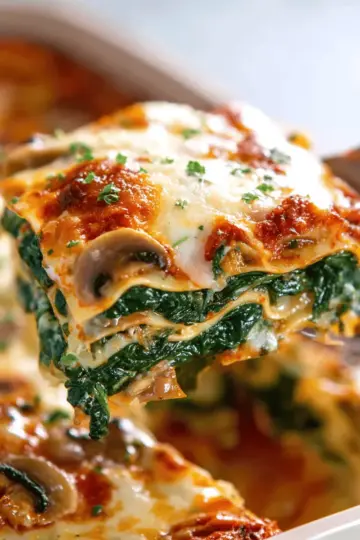 Spinach Mushroom Lasagna
