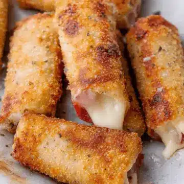 Ham and Mozzarella Cheese Sticks