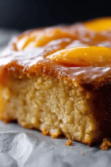 Brown Sugar Peach Cake