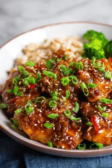 Slow Cooker Honey Garlic Chicken