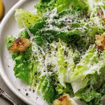 Lemon Parmesan Lettuce Salad Recipe