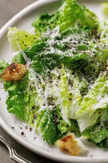 Lemon Parmesan Lettuce Salad Recipe