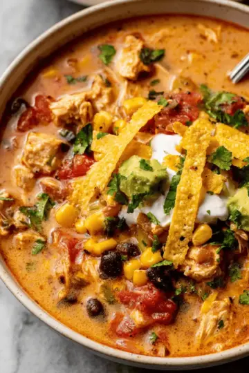 Easy Chicken Taco Soup