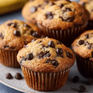 Banana Chocolate Chip Muffins