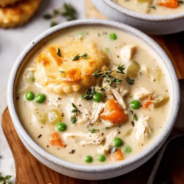 Healthy Chicken Pot Pie Soup