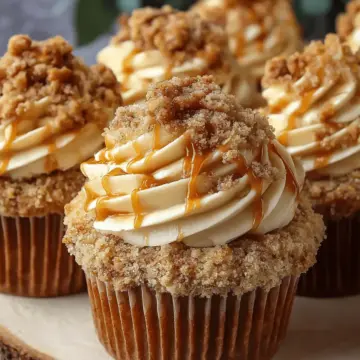 Apple Crumble Cupcakes