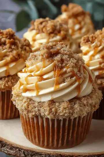Apple Crumble Cupcakes