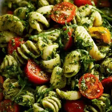 Pesto pasta salad