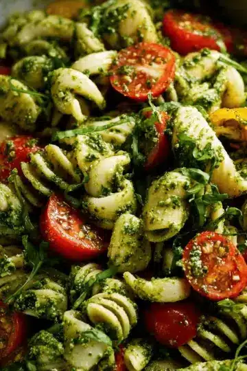 Pesto pasta salad