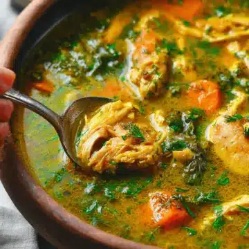 Anti Inflammatory Turmeric Chicken Soup