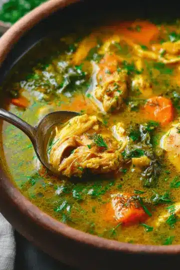 Anti Inflammatory Turmeric Chicken Soup