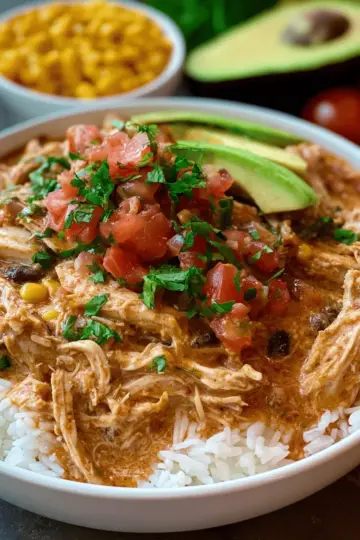 Crock Pot Fiesta Chicken