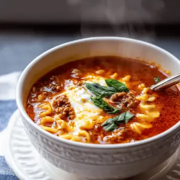 Lasagna Soup