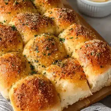 Easy 30-Minute Garlic Parmesan Dinner Rolls