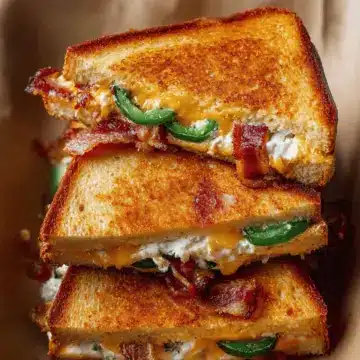 Roasted Jalapeno Popper Grilled Cheese