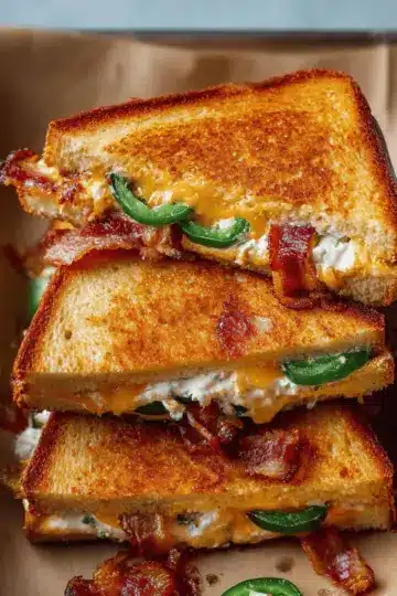 Roasted Jalapeno Popper Grilled Cheese