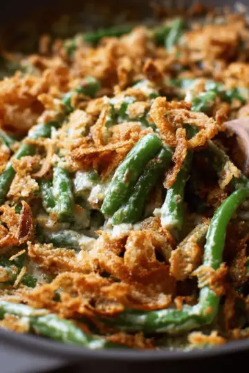 Creamy Green Bean Casserole from Scratch