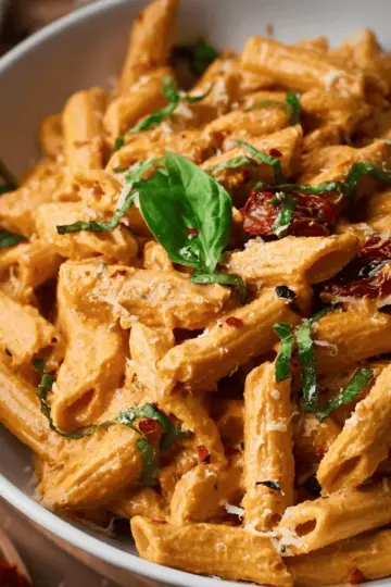 Vegan Creamy Sundried Tomato Pasta
