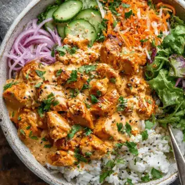 Coconut Chicken Rice Bowl