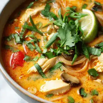 Easy Thai Chicken Curry Soup