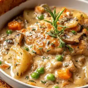 Slow Cooker White Wine Chicken Stew