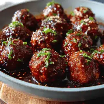 Korean Barbecue-Style Meatballs