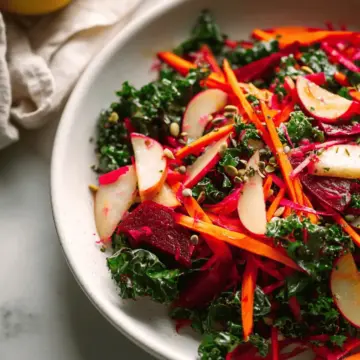 Apple, Beet, Carrot & Kale Salad