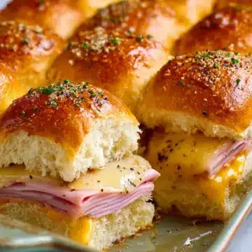 Easy Ham & Cheese Sliders
