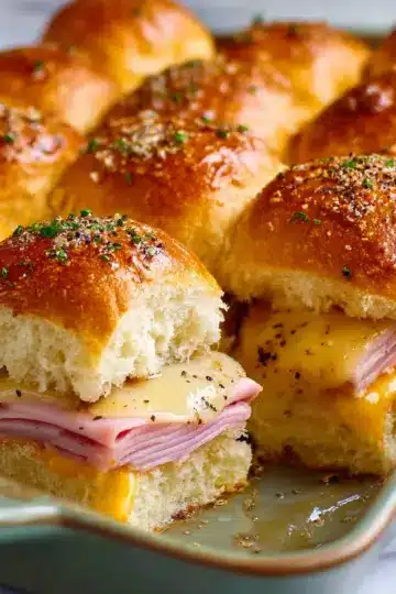 Easy Ham & Cheese Sliders