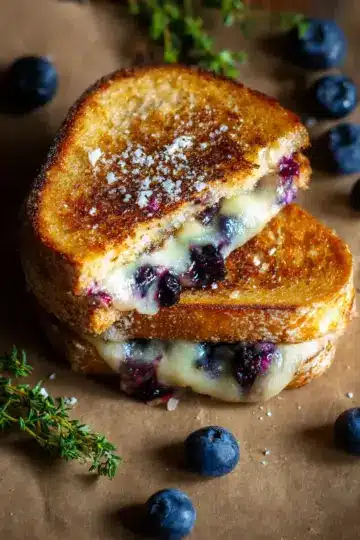 Blueberry White Cheddar Grilled Cheese